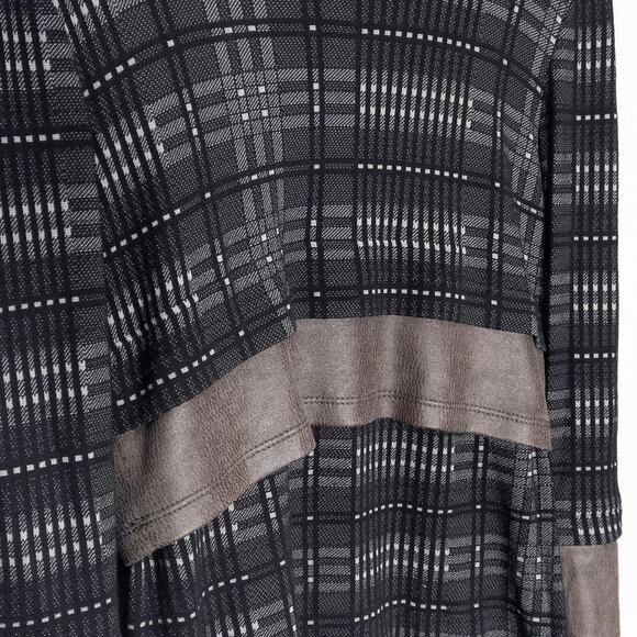Beate Heymann Women’s Top US 8 Avant-Garde Streetwear Indie Luxury Artsy Plaid - Picture 4 of 7